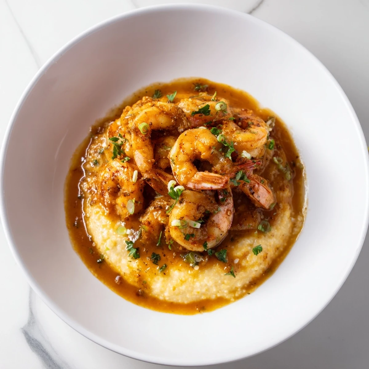 Spicy Cajun Shrimp Grits
