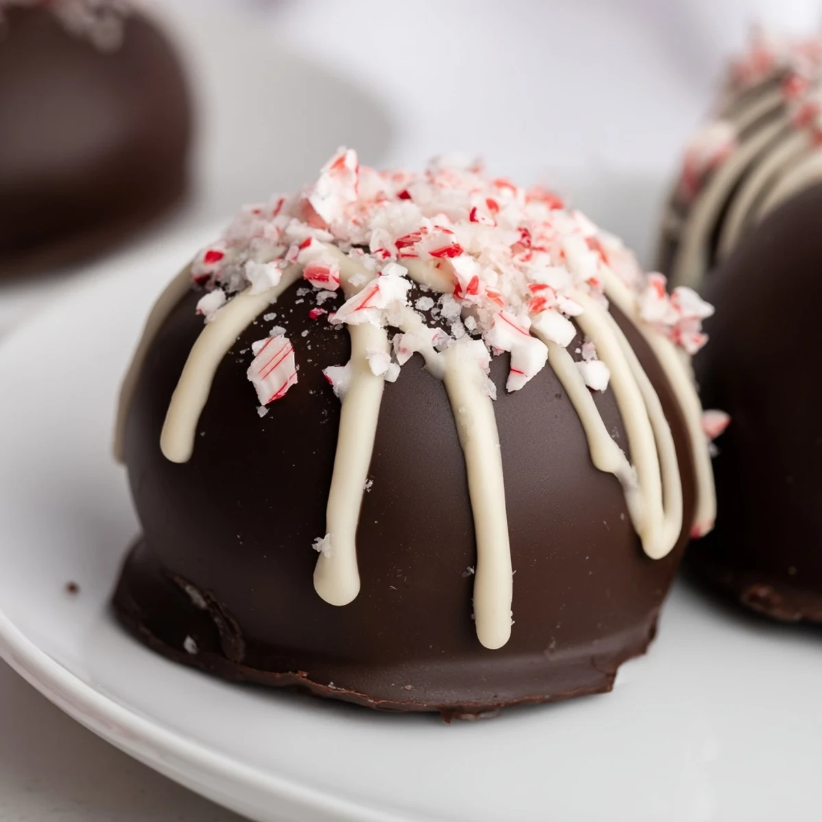 Peppermint Hot Cocoa Bombs