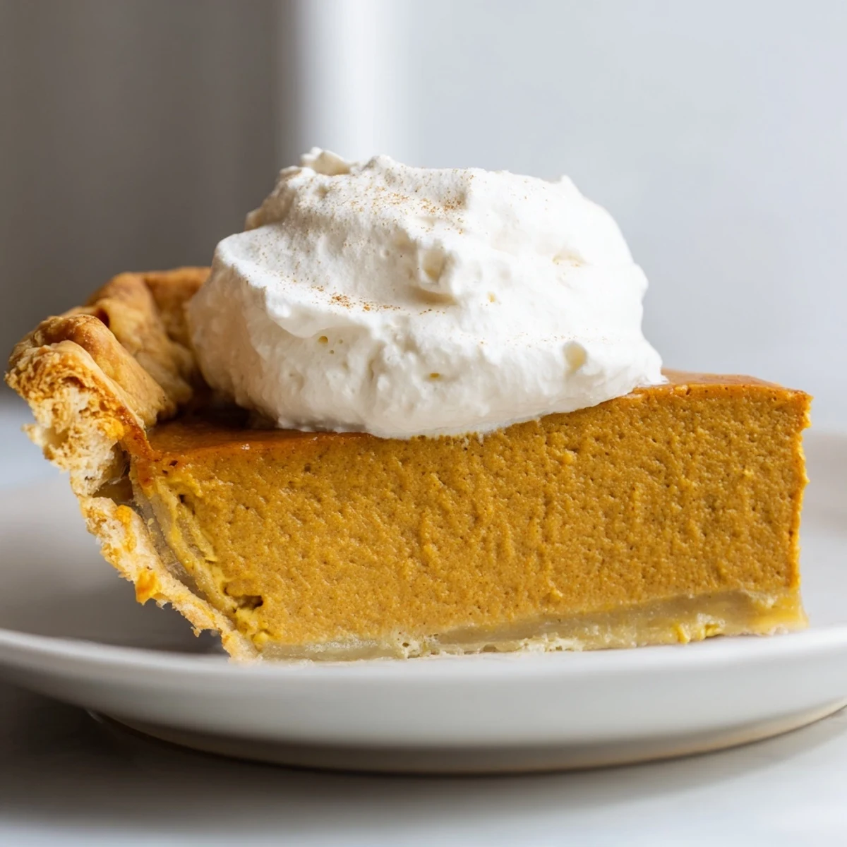 A golden-crusted Spiced Pumpkin Pie with a creamy, spiced filling is a Thanksgiving favorite dessert.