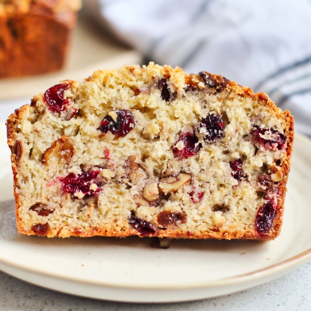 Cranberry Walnut Bread Loaf