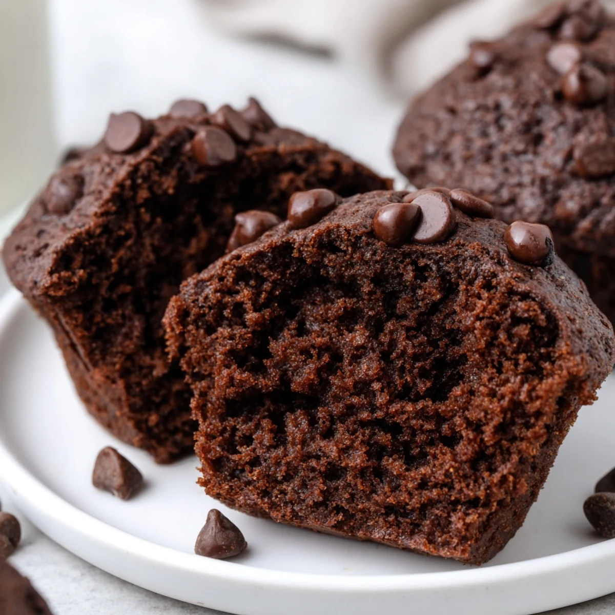 Moist Rich Chocolate Muffins