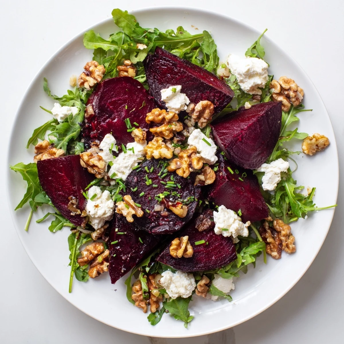 Roasted Beet Walnut Salad
