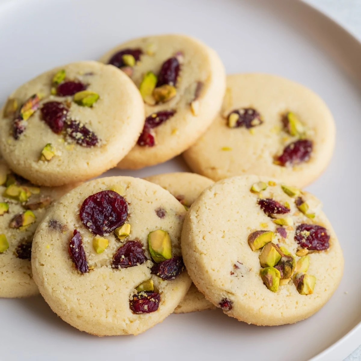 Cranberry Pistachio Shortbread