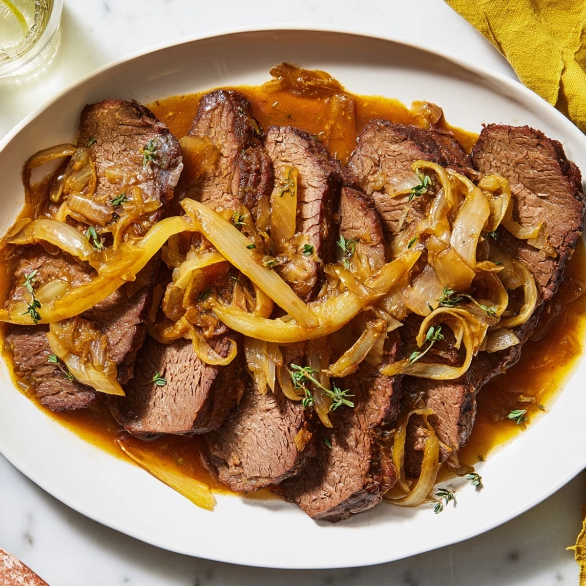 Braised Brisket with Onions