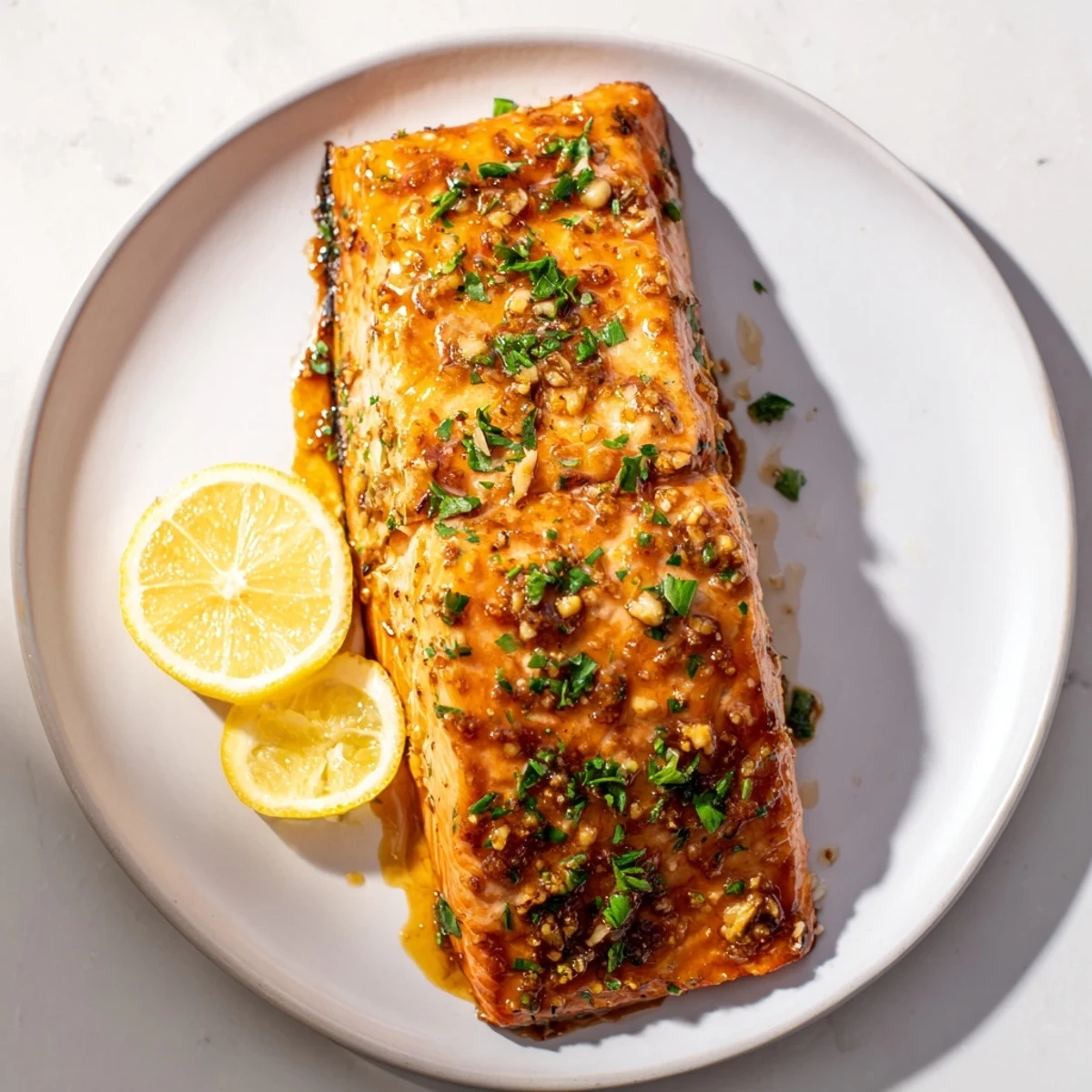 Honey Garlic Salmon Fillets