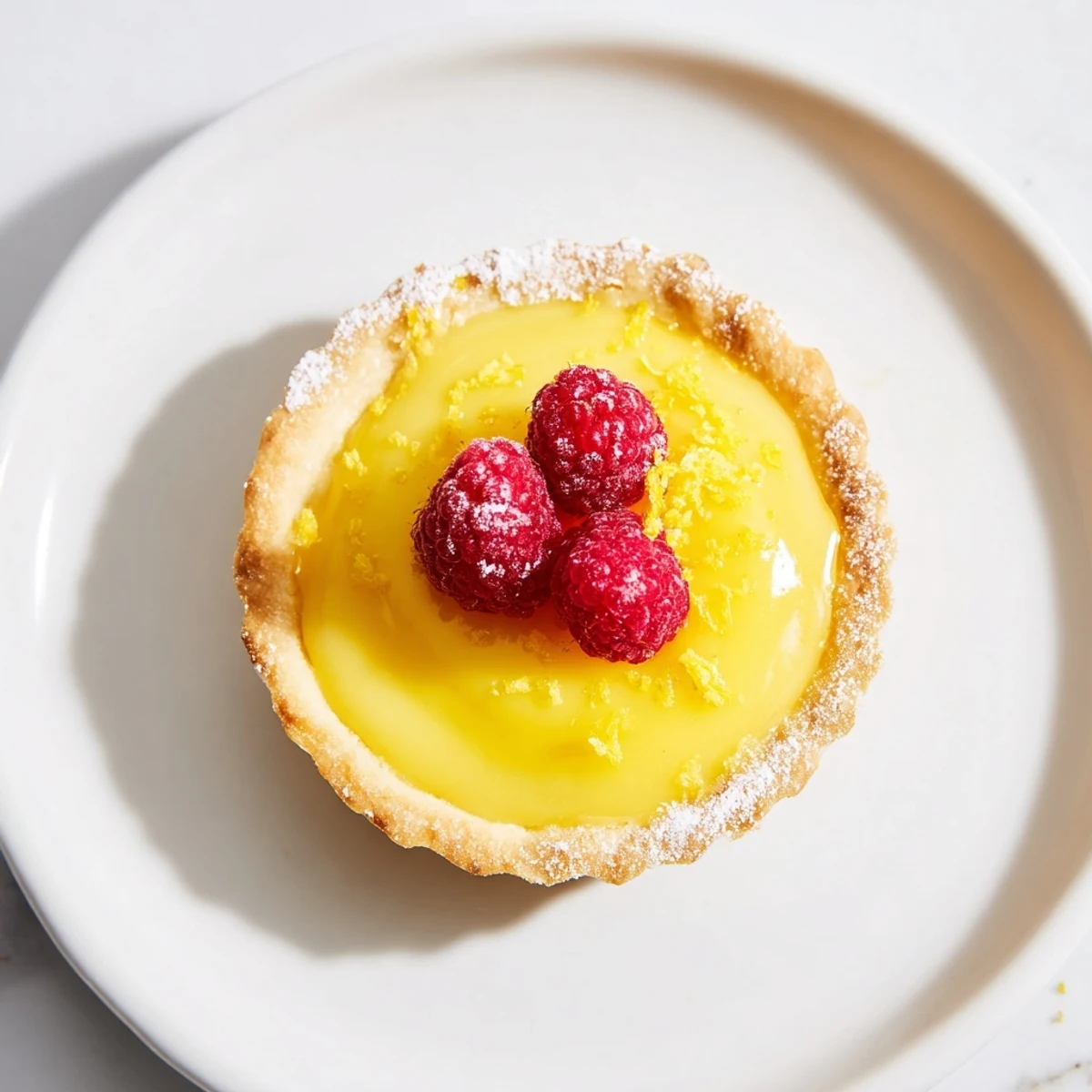 Golden, flaky crust filled with vibrant yellow lemon curd: a delicious Lemon Tartlets recipe.