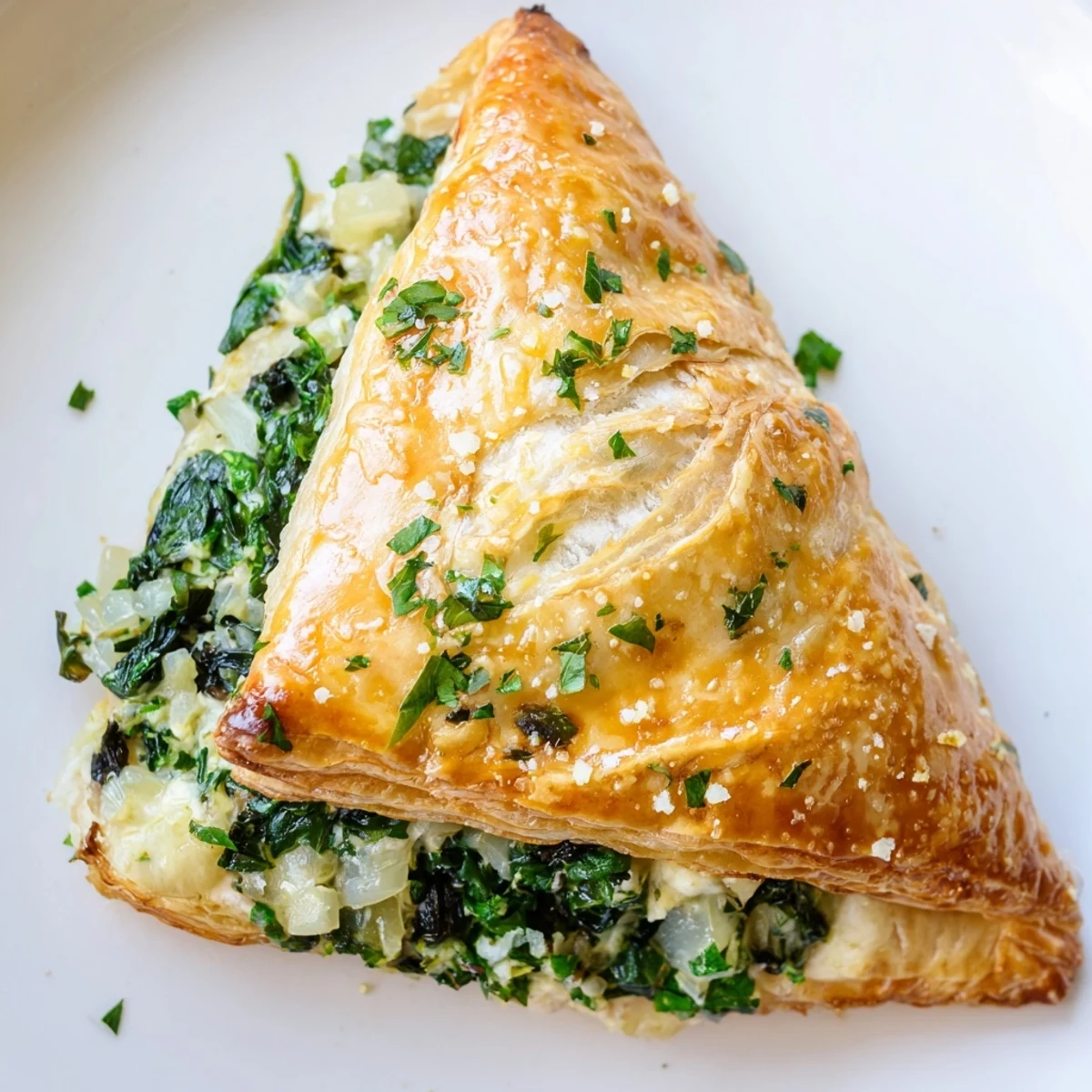 Savory Pastry, baked until golden and puffed, a delicious vegetarian appetizer option.