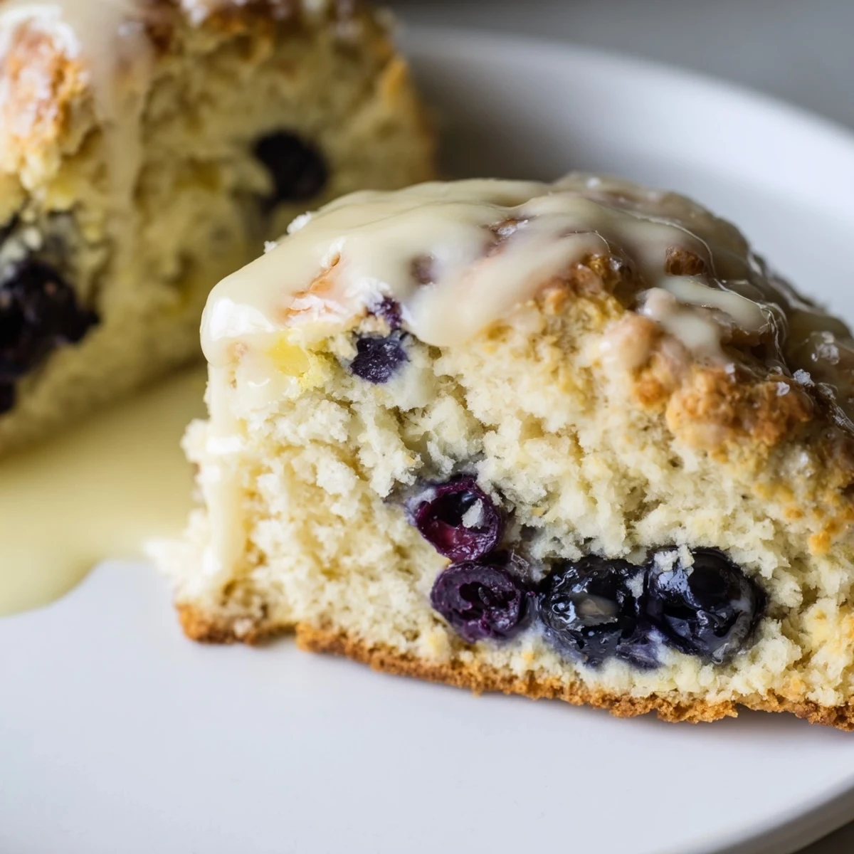 Lemon Blueberry Scones Glaze
