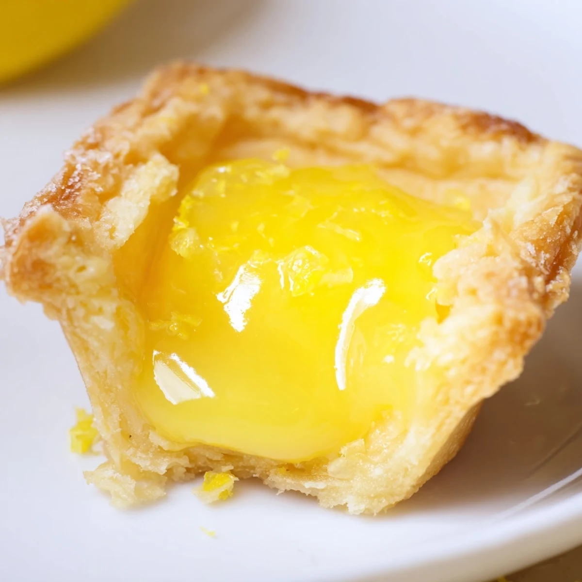 Freshly baked pastry shells for Lemon Curd Tartlets waiting for silky lemon filling.