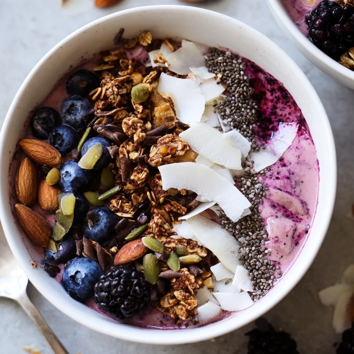 Winter Berry Smoothie Bowl