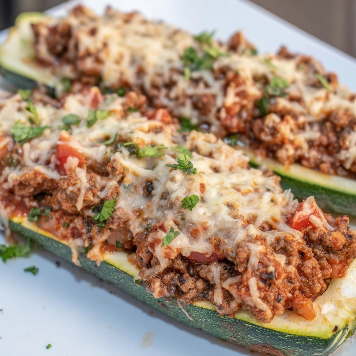 Served hot from the oven, these zucchini boats make a satisfying, low-carb weeknight dinner.
