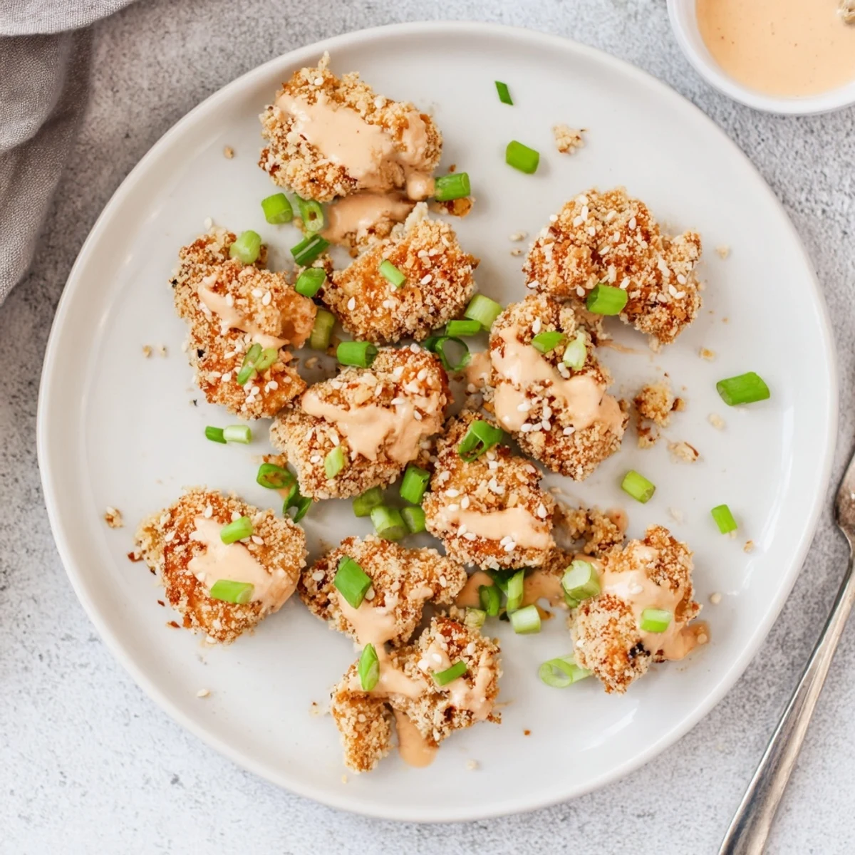 Serve this low carb bang bang chicken over crisp lettuce cups or cauliflower rice for a satisfying, gluten-free Asian-inspired main dish dinner idea.