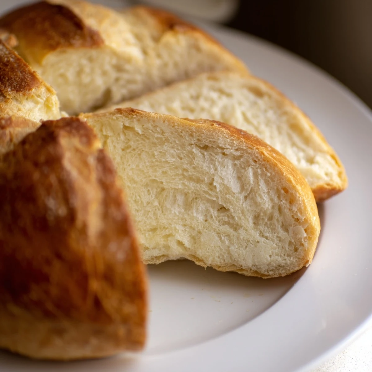 Soft pan-cooked bread rounds sizzling in a cast iron skillet with a lid