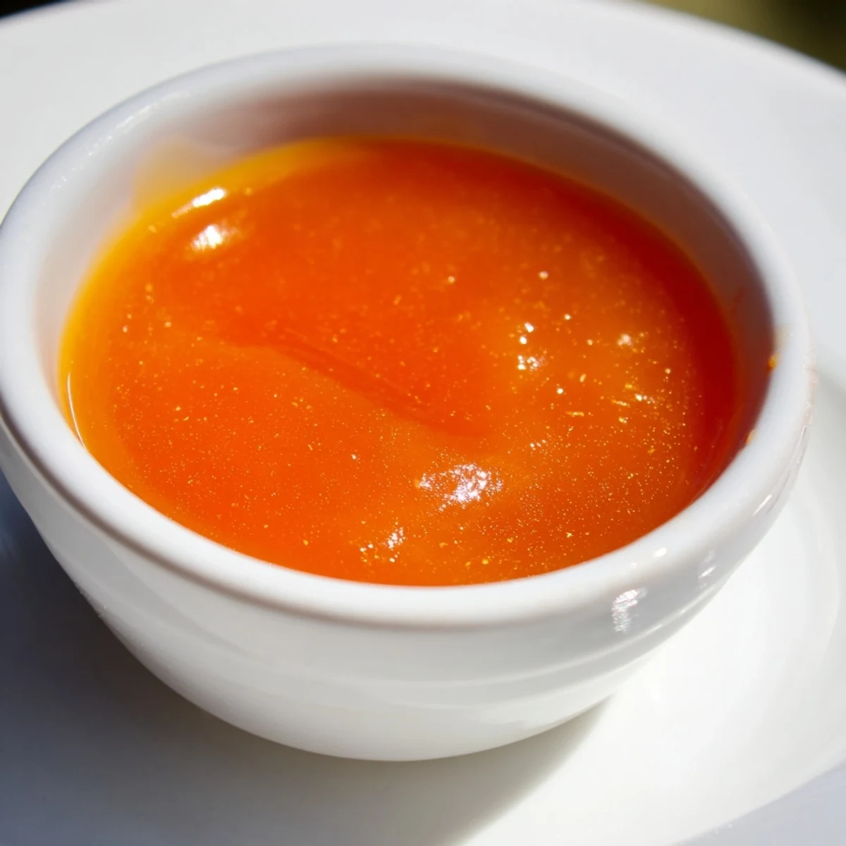 Thick tangy McDonalds sweet and sour sauce served with fries for dipping