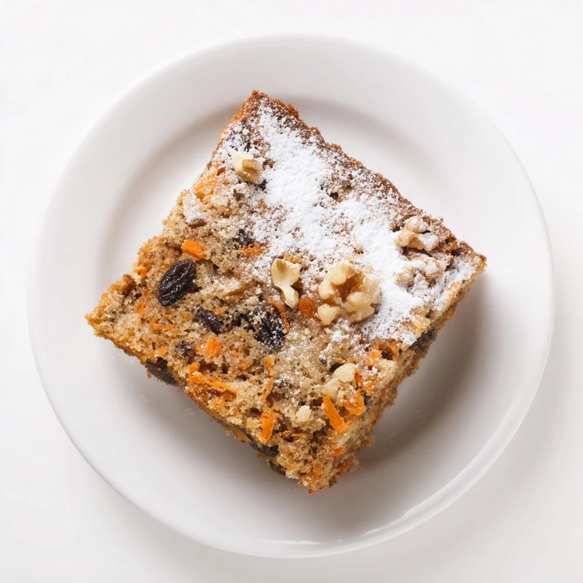 Fluffy one-bowl carrot cake made with Greek yogurt and grated orange carrots