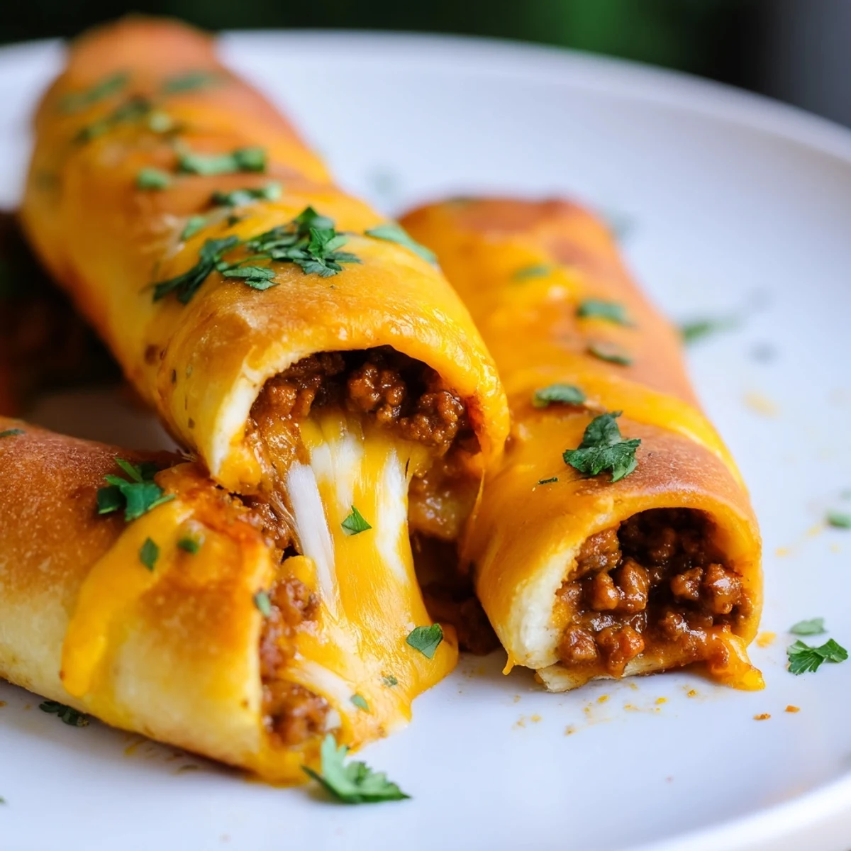 Delicious cheesy taco sticks recipe with golden crust ready for dipping into salsa or guacamole